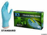 X3 Industrial Nitrile Gloves Med