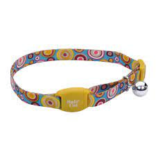 Safe cat magnetic breakaway golden kaleidoscope 8-12"