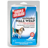 Simple solution washable male wrap medium