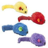 Multipet multi coloured mouse 4pk