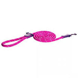 Rogz rope leash pink 1/2" X 6'
