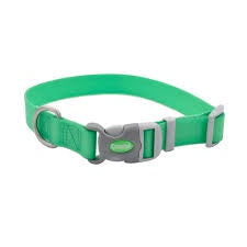 Pro waterproof collar medium lime 14"-20"