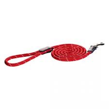 Rogz rope lead red 1/2" X 6'