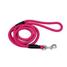 rope leash 6' neon pink
