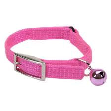 Snag proof cat collar neon pink 10"